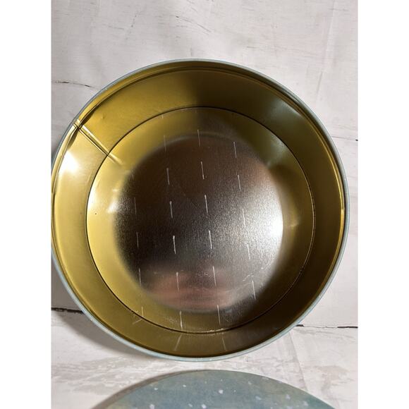 Set of 3 Vintage Round Geese Goose Metal Nesting Tins GUC - Picture 6 of 7